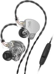 Kbear Écouteurs Filaires Flash Pour Jeu, Écouteurs Intra-Auriculaires 3,5 Mm, Moniteurs Intra-Auriculaires Hybrides 1Dd 1Ba, Écouteurs Iem Avec Câble Anti-N?uds Pour Ordinateur Por[VID063645]