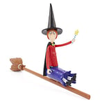 WOW! STUFF Room Witch & Broom Articulated Collectable Action Figure | Official Toys and Gifts from The Julia Donaldson and Axel Scheffler Books and Films, Witch & Broom