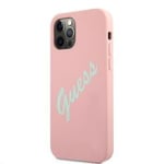 Apple iPhone 12/12 Pro suojakuori Guess - Pink