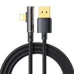 Mcdodo Ca-3511 Usb To Lightning Prism 90 Degree Cable, 1.8m (Black)