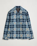 RRL Brown Bear Plaid Shirt Cream/Navy