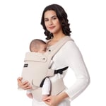 Porte-bébé Momcozy - Ergonomique, confortable et léger, adapté aux bébés de 3 à 20 kg, facile à enfiler, idéal pour une parentalité mains libres, Kaki