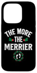 iPhone 14 Pro The More The Merrier Cute Pregnancy Christmas Pregnant Women Case