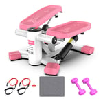 Kays Swing Stepper Fitness Step Machine Aerobic Step,Adjustable Exercise Stepper,Gym Workout Equipment,Unisex - Pink