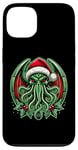 Coque pour iPhone 13 Cthulhu Christmas Lovecraft et Miskatonic Necronomicon