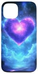 Coque pour iPhone 13 Galaxy Coeur Saint Valentin Ciel