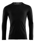 ACLIMA LIGHTWOOL UNDERSHIRT LONG SLEEVE MAN BLACK