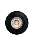 Scan Products Luna Low Profile 2.0 Udendørs indbygningsspot 5,9W 2700K Ra90 IP44, Mat sort