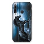 Coque pour Huawei P40 Lite E Cheval Noir