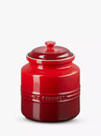 Le Creuset Stoneware Biscuit/Cookie Jar, 2.4L, Cerise