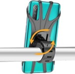 Support Téléphone Vélo & Moto Universel Rotatif À 360° Support Téléphone Moto Porte Téléphone Vélo Compatible Avec Smartphone De 4,0-6,5 Pouces Pour Iphone 11 X/8 Plus/8/7 Plus,Samsung