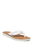 Th Elevated Beach Sandal Shoes Summer Shoes Sandals Flip Flops White Tommy Hilfiger