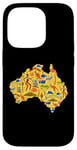 iPhone 14 Pro Australia Down Under Culture Australian Flag Map Gift Case