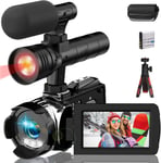 Pro Camcorder 4K Video Camera 48MP 60FPS 24X Digital Zoom Camcorder IR Vision