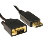 FDL 1M DISPLAYPORT TO VGA ADAPTOR CABLE M-M