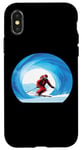 Coque pour iPhone X/XS Aventure de ski dans la neige