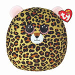 TY Livvie Leopard Squish a Boos 10" | Beanie Baby Soft Plush Toy | Col