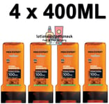 4 x L'Oreal Men Expert HYDRA ENERGETIC TAURINE Body, Face and & Hair Wash 400ml