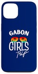 Coque pour iPhone 13 Gabon Girls Trip Travel Vacation Femmes Gabon