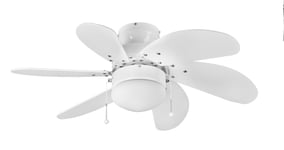 Fantasia Global Atlanta 30in Ceiling Fan White With Light