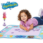 AquaDoodle Peppa Pig Water Doodle Mat, Official Tomy No Mess Colouring and Drawing Game, Suitable for Toddlers and Children - Boys and Girls 18 Months, 2, 3, 4+ Year Olds