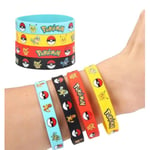 12st Pokemon Pikachu Armband Silikonarmband Figur Cartoon