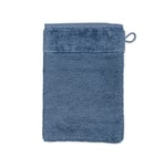 Möve Bamboo Luxe Gant de Toilette 15 x 20 cm 60% coton/40% Viscose pulpe de Bambou Bleu Acier