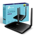 TP-Link Archer MR202 Box 4G, Routeur 4G LTE 150Mbps WiFi AC 750Mbps, 2 x SMA pour antenne Externe, 4 Ports Ethernet, antennes Amovibles, Modem Carte SIM pour Tout opérateur