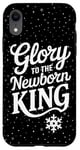 iPhone XR Glory To The Newborn King Nativity Scene Jesus Christian Case