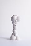 Molecule Tall Marble Candle Holder