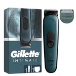 Gillette Intimate Tondeuse Intime Homme I3, Tondeuse Pour Zone Intime Skinfirst Pour Homme, Étanche, Sans Fil Pour Utilisation Sur Peau Sèche Ou Humide, Rasoir Pour Homme, Lames Puissantes, Inusables