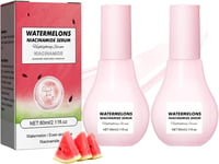 LINXINS Watermelon Glow Niacinamide Dew Drops,2Pcs Watermelon Brightening Serum 