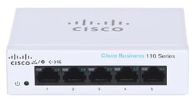 889728326605 Cisco CBS110 Unmanaged L2 Gigabit Ethernet (10/100/1000) 1U Grey Ci