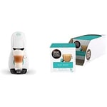 Nescafé Dolce Gusto DeLonghi Piccolo XS White & Green + 48 Nescafe Dolce Gusto Flat White Coffee Pods