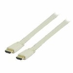 Ex-Pro® AV-Pro HDMI to HDMI connection, Flat Cable White. V1.4 3D Support - 1.5m