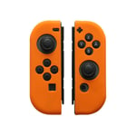 Poignée En Caoutchouc De Silicone Souple Pour Manette De Jeu Nintendo Switch Joy-Con Joycon,Étui De Protection En Gel,Manette L R,Ns,Magasin Droit - Type 18 Orange