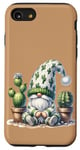 Coque pour iPhone SE (2020) / 7 / 8 Grumpy Cactus Dad Gnome With Succulent Pots For Cactus Lover