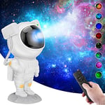 YIKANWEN Projecteur Ciel Etoile,Astronaute Projecteur Galaxie avec Télécommande Nébuleuse Minuterie,Projecteur Galaxie LED,Décoration Chambre Plafond Home Cinéma,Cadeaux pour Enfant Adult