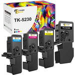 4 Toner Compatible For Kyocera TK5230 ECOSYS M5521cdn M5521cdw P5021cdn P5021cdw