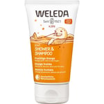 Weleda Graviditets- och babyvård Bebisar & barn Kids 2 in 1 Shower & Shampoo Fruity Orange 150 ml (473,00 kr / 1 l)