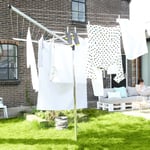 Brabantia 4 Arm Rotary Top Spinner Washing Line, 60m Grey