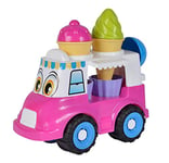 Simba- Eiswagen/Sandspielzeug / 7 Teile Chariot à Glace/Jouets de Sable / 7 pièces, 107134506, Multicolor, Petit