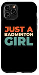 Coque pour iPhone 11 Pro Badminton Raquette - Volant Badminton