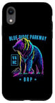 Coque pour iPhone XR Blue Ridge Parkway NC VA BRP Motif ours