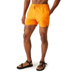 Regatta Mens Mawson Iii Shorts Swimwear, Permission Orange, XXL UK