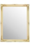 FRAMES BY POST Ivory Very Large Shabby Chic Antique Style MIRROR-36" X 46" Overall Size (90cm X 115cm) -TV Show Supplier, 117x91