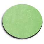 Round MDF Magnets - Lime Green Science Atom Print Chemistry Physics #45567