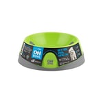 Oh Bowl Fresh-Breath Dog Bowl, Green, Small