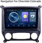 QWEAS Car Stereo Android 8.1 GPS Navigation system for Chevrolet Colorado 2014-2018 10.1 Inch Full Touch Screen Multimedia Player Radio BT FM AM DAB USB AUX Mirror