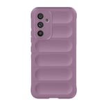 Case for Samsung Galaxy A54 5G Silicone Gel Flexible and Robust Purple